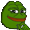Emoji en píxeles de Pepe the Frog
